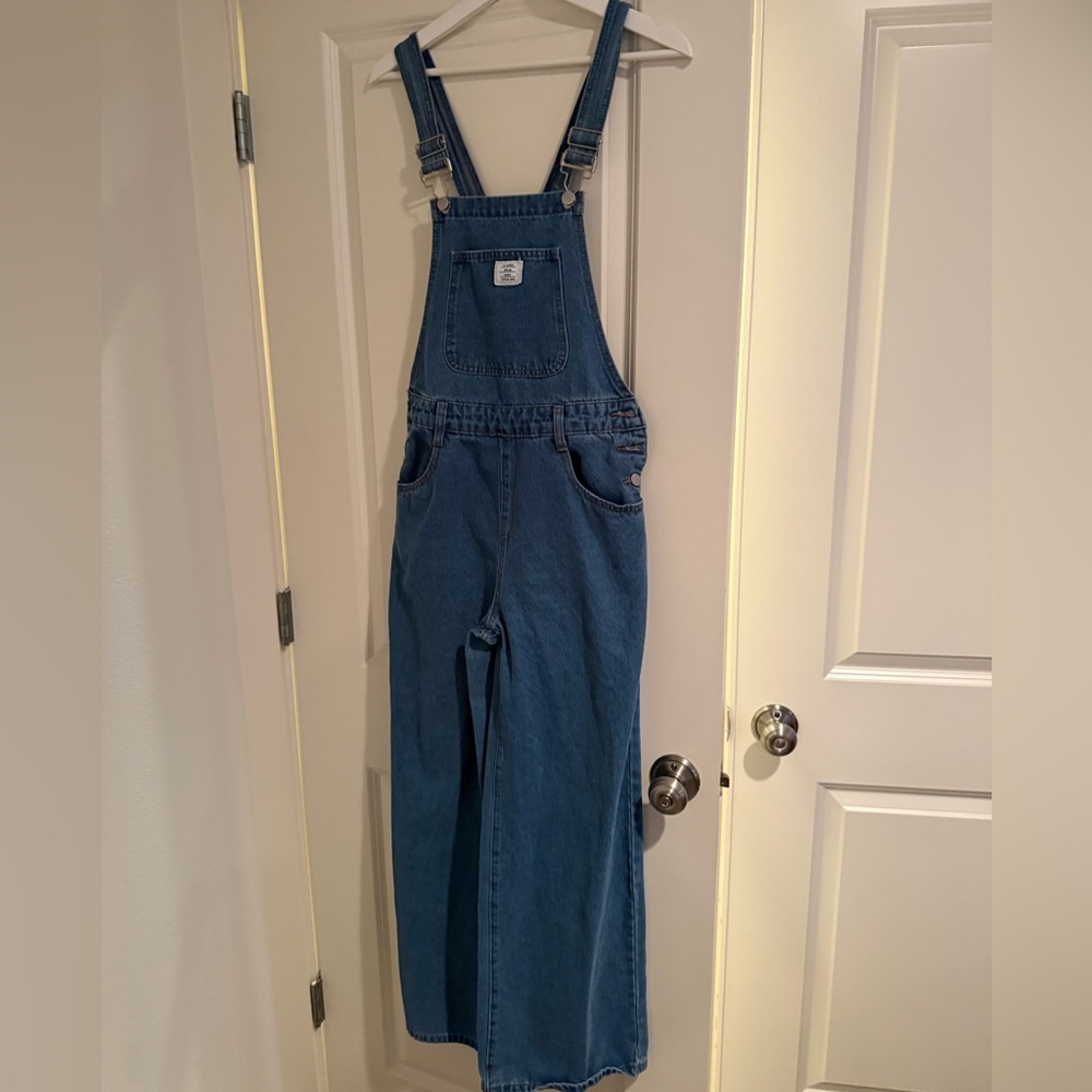 SHEIN Blue Denim Overalls